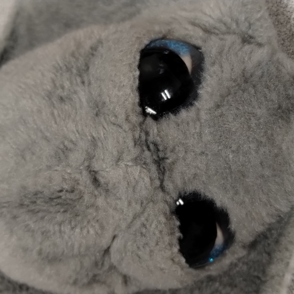 ✓Wishpets Droopy ray wide shimmery eye shimmery grey stingray plush - Picture 13 of 13